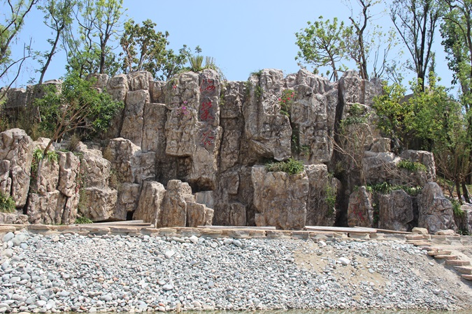 洛帶博客小鎮(zhèn)-GRC假山